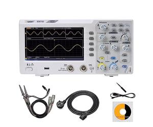 OWON SDS1102 Digital Oscilloscope with 2 Channels 100Mhz 1GSa/s, TFT-LCD Display, Portable Professional Oscilloscope Kit, USB Digital Storage Oscilloscope/Signal Generator/Logic Analyzer