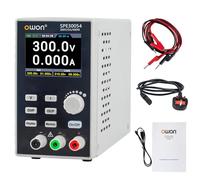 OWON SPE30054 Programmable DC Power Supply 300V 5A 400W Single Output Bench Power Supply with CV/CC Mode, USB Device Interface, Modbus & SCPI Protocol Support