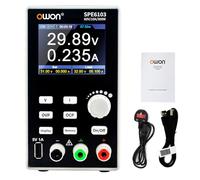 OWON SPE6103 DC Power Supply, 60V/10A, TFT LCD display Protable Bench Power Supply with USB Communication Interface, Support SCPI Laboratory Power Supply