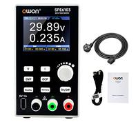 OWON SPE6103 Programmable DC Power Supply, 300W 60V/10A High Precision 4 Digit Multiple Protection,2.8 inch TFT LCD Display with USB Port Support SCPI Laboratory Power Supply