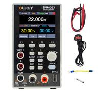 OWON SPM6053 Programmable DC Power Supply (0-60V,0-5A) 2 in 1 DC Power Supply and Multimeter Programmable Industrial Power Supply 300W Output Power, Lab Bench Power Supply, 4 1/2 digits multimeter