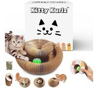 OWOWPET Kitty Kurlz Cat Toy, Reversible Infinity Style Magic Organ Cat Toy Made from Recycled Corrugated Cardboard Durable & Long Lasting.