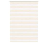 Owoxanthellate Zebra Blind Marble Beige 95x150 cm, 100% Polyester Roller Shade with Aluminium Rail, Light Filtering Window Blinds for Living Room Bedroom Kitchen Office