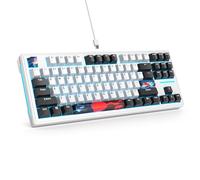 Owpkeenthy 75 Percent Gaming Keyboard Gasket Mounted,87 Key TKL Mechanical Keyboard Hot Swappable with Sound Absorbing Foam Pre-lubed Linear Switch South-Facing RGB Backlit for PC Laptop (Olivia)