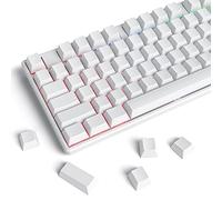 Owpkeenthy Blank White PBT keycaps Custom Cherry Profile 1.5mm Thick ANSI ISO Minimalist Keycap Set for 60% 65% 75% Fullsize MX Switches Mechanical Keyboard (Blank White)