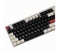Owpkeenthy Retro Double Shot PBT Keycaps Full Set，163 Keys Cherry Profile Custom Gaming Keyboard Keycaps Cherry MX Replacement Keys for Mechanical Keyboard Cherry Rome