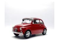 OWYALQ Diecast Model Car 1:12 For Fiat 500F 1968 Alloy Car Models Open A Two-door Classic Vehicle Collection Miniature Vehicle