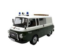 OWYALQ Diecast Model Car 1:18 For BARKAS B1000 Van Ambulance Alloy Car Model Festive Vehicle Gifts Miniature Vehicle