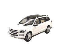 OWYALQ Diecast Model Car 1 18 For Benz Gl500 Off-road Vehicle Commercial Vehicle Alloy Car Model As A New Year Gift Miniature Vehicle(White)