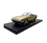 OWYALQ Diecast Model Car 1:18 For Ferrari 365 GTS 4 1969 Die-Cast Alloy Classic Model Collectible Miniature Sports Car Miniature Vehicle(Gold)