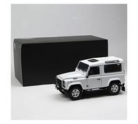 OWYALQ Diecast Model Car 1 18 For Land Rover Defender 90 Static Simulation Off-road Car Model Die-Cast Vehicle Collection Ornaments Miniature Vehicle(White)