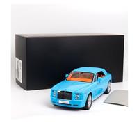 OWYALQ Diecast Model Car 1:18 For Rolls-Royce Phantom 2-door Retro Sports Car Model Classic Collection Ornaments Miniature Vehicle(Blue Convertible version)