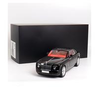 OWYALQ Diecast Model Car 1:18 For Rolls-Royce Phantom 2-door Retro Sports Car Model Classic Collection Ornaments Miniature Vehicle(Black Hardtop version)