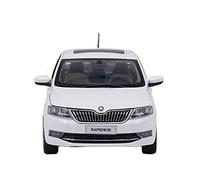 OWYALQ Diecast Model Car 1 18 For Skoda Rapid Collectible Simulation Zinc Alloy Car Model As Business Gift Miniature Vehicle(Blue)