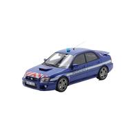 OWYALQ Diecast Model Car 1:18 For Subaru Impreza STI WRX 2006 Police Car Simulation Model Vehicle Collection Miniature Vehicle