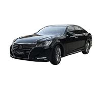 OWYALQ Diecast Model Car 1 18 For Toyota Crown High Simulation Zinc Alloy Diecast Car Model For Adult Business Gift Miniature Vehicle(Black)