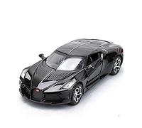 OWYALQ Diecast Model Car 1 32 Diecast For Bugatti La Voiture Noire Simulation Car Model Boy Sound And Light Collection Gift Toy Car Miniature Vehicle(1)