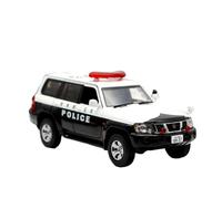 OWYALQ Diecast Model Car 1:43 For Nissan Touareg Y61 Patrol 2005 Police Car Model Collection Die Casting Toys Miniature Vehicle