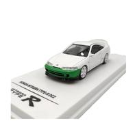 OWYALQ Diecast Model Car 1:64 For Honda Type-R DC2 Diecast Model Car Collection With Display Case Miniature Vehicle