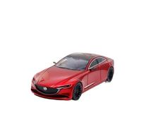 OWYALQ Diecast Model Car 1:64 For Mazda RX-VISION Coupe Red Two-Door Alloy Car Model Ornaments Miniature Vehicle(Red)