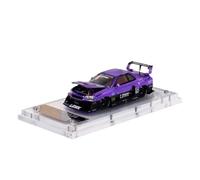 OWYALQ Diecast Model Car 1:64 For Nissan ER34 LBWK Skyline Street Weapon Metal Cars Model Small Vehicle Birthday Gift Miniature Vehicle