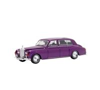 OWYALQ Diecast Model Car 1:64 For Rolls-Royce Phantom VI Die-cast Model Car Miniature Vehicle Adult Toy Collection Miniature Vehicle(Purple)