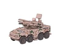 OWYALQ Diecast Model Car 1:72 For Land Shield 625e Air Defense System Artillery Resin Combat Vehicle Model Collection Souvenir Miniature Vehicle