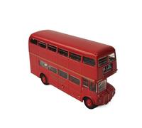 OWYALQ Diecast Model Car 1:87 For HO AEC ROUTEMASTER London Double Decker Bus Model Alloy Classic Car Collection Retro Vehicle Miniature Vehicle