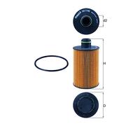 Oil Filter OX1145D Mahle 00K68109834AA 673002882 31152017F 68109834AA 71771649