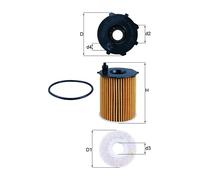 Mahle OX 171/16D Oil Filter