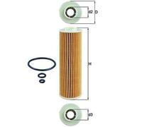 OX 183/5D1 Oil Filter Fits Mercedes CLK Convertible C-Class Coupe T-Model Mahle