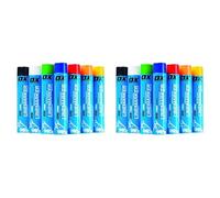 OX 750ML Permanent Line Marker Spray, Yellow (Pack of 2)