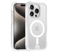 OX Armour Case for iPhone 15 Pro Max - Shockproof Military Grade 3M Drop Protection Reinforced Corner Anti Scratch Cover Screen & Camera Lens Protector - Compatible with MagSafe - Wolf White