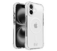 OX Armour Case for iPhone 16 - Shockproof Military Grade 3M Drop Protection Reinforced Corner Anti Scratch Cover Screen & Camera Lens Protector - Compatible with MagSafe - Wolf White