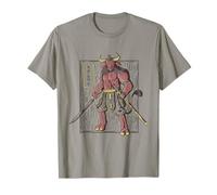 Ox as Samurai Warrior l Cool Japanese Art Print Style T-Shirt