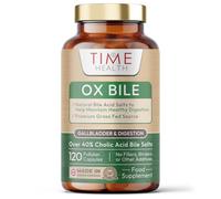 Ox Bile Acid Salts - 125mg x 120 Capsules - Premium Grass Fed Source - Gallbladder Support - Ultra Pure Pharmaceutical Grade - UK Made - GMP - Additive Free