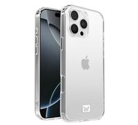 OX Clear Case for iPhone 16 Pro Max - Shockproof Military Grade Protection Reinforced Corner Anti Scratch Anti-Yellowing Cover Screen & Camera Lens Protector - Clear