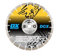 OX DCX300/20 General Purpose Spectrum Plus Double Six Diamond Blade, Multi-Colour, 300/20 mm