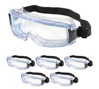 OX Deluxe Anti-Mist Safety Goggle 6pk, Wide-Angle Lens for Better Visbility