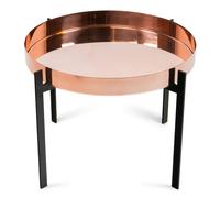 OX Denmarq - Single Deck Table, Black Base, Copper - Copper
