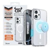 OX Dune Case for iPhone 17 | Clear MagSafe Compatible Shock-Proof Cover | 2 Meter Drop Protection | Raised Lens Guard | Military Grade Protection | Tactile Buttons | Polar White