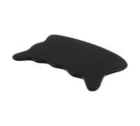 Ox Horn Gua Sha Massager for Face and Body Daily Use | Portable Black Scraping Board, Ergonomic Design, Travel Friendly, Suitable for Facial Care and Foot Massage