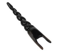 Ox Horn Massage Rod Black Massage Tool for Women and Tourists
