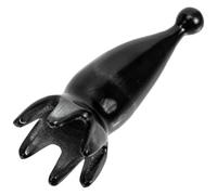 Ox Horn Scalp Massage Styling Comb with Wide Tooth Design Black
