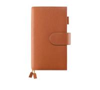 Ox Knight Leather Cover for Hobonichi Weeks/Weeks Mega - with Pen Loop, Card Slots, Back Pocket, and Bookmarks (Brown), SZFP02WEEKS