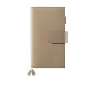 Ox Knight Leather Cover for Hobonichi Weeks/Weeks Mega - with Pen Loop, Card Slots, Back Pocket, and Bookmarks (Taupe), SZFP02WEEKS