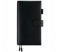 Ox Knight Leather Cover for Hobonichi Weeks/Weeks Mega - with Pen Loop, Card Slots, Back Pocket, and Bookmarks (Black), SZFP02WEEKS