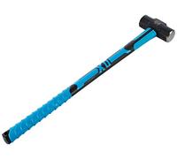 OX OX-T081510 Hammer - Sledgehammer with Fibreglass Handle - Forged and Induction Hardened Hammerhead - 10 lb/4.5 kg