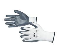 OX OXS249010 Nitrile Flex Gloves White and Grey