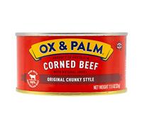 Ox & Palm Corned Beef Original Chunky Style, 326.0 g (Pack of 12)